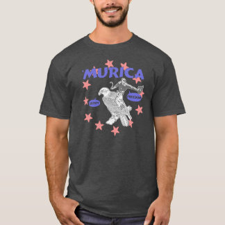 Camiseta Vaqueiro e Eagle de Murica