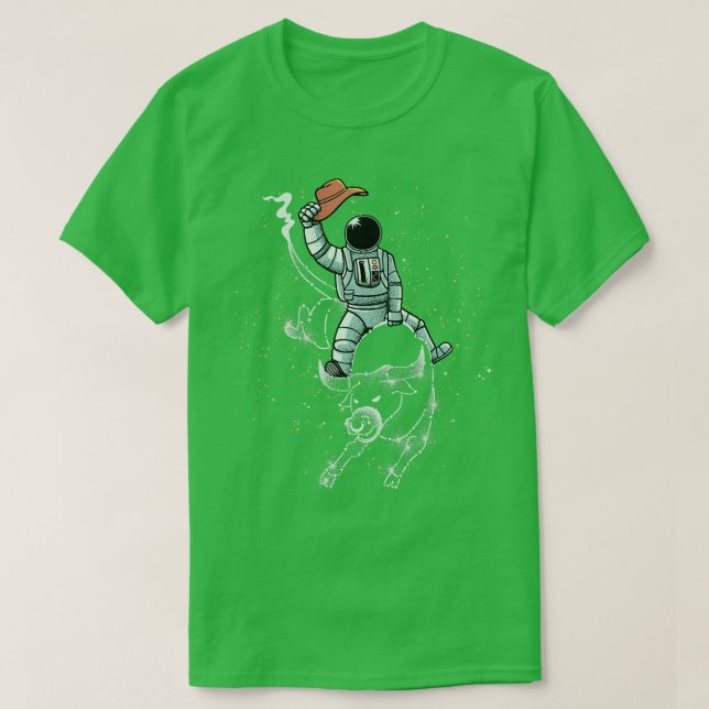 Camiseta Vaqueiro espacial astronauta de Tobe Fonseca (Frente do Design)