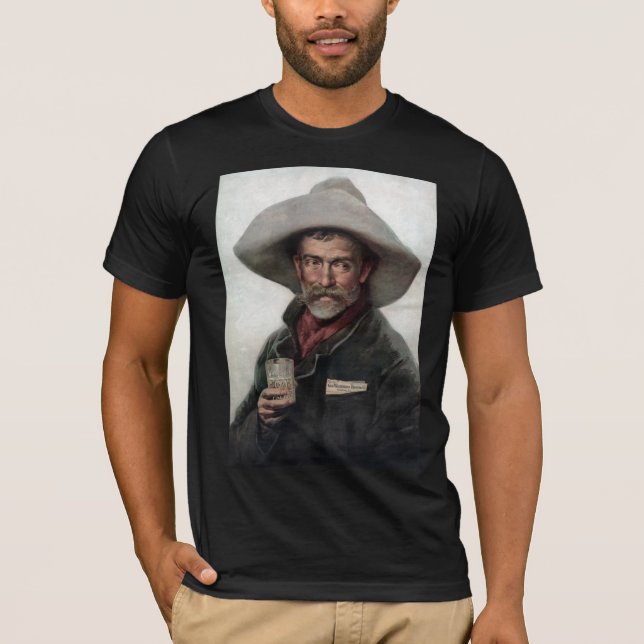 Camiseta Vaqueiro espanhol Ranchero no Velho Salão Oeste (Frente)
