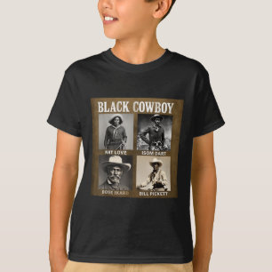 Camiseta Vaqueiro Negro Rodeio Western Melanina História Ne