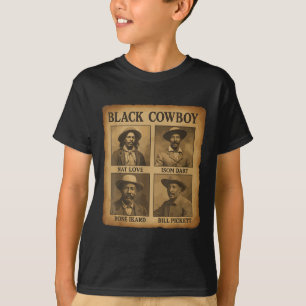 Camiseta Vaqueiro Negro Western Rodeio Melanina História Ne