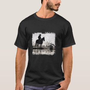 Camiseta Vaqueiro Rodeio Cavalo Ocidental Arte,Cavaleiro de