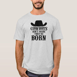 Camiseta vaqueiros não fizeram eles serem nasceres