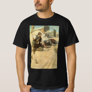 Camiseta Vaqueiros Western Vintage, Hopalong por NC Wyeth