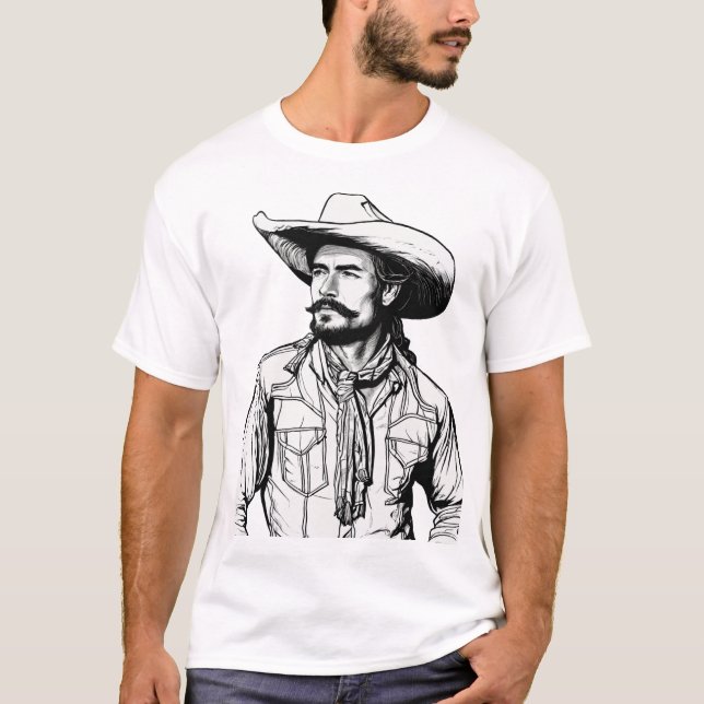 Camiseta Vaquero Vibes: Garoto-Vaca (Frente)