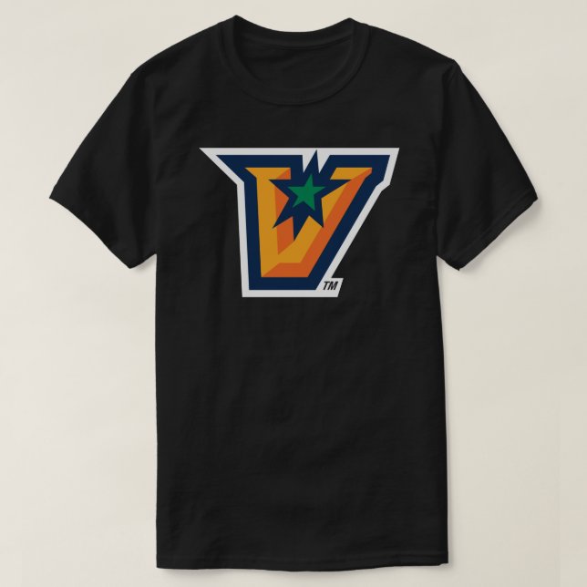 Camiseta Vaqueros Sticker UTRGV (Frente do Design)