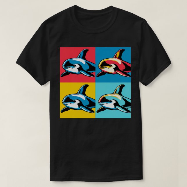 Camiseta Vaquitas Art Trendy Marine Life (Frente do Design)