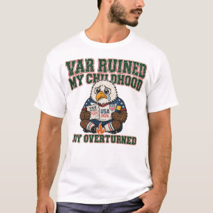 Camiseta VAR Arruinou Minha Alegria Infantil no Futebol Rev