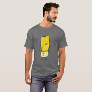 Camiseta Vara amanteigada amanteigada dos polegares felizes