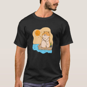 Camiseta Vara de pesca de hamster Roedor fofo Pet