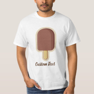 Camiseta Vara do sorvete do chocolate