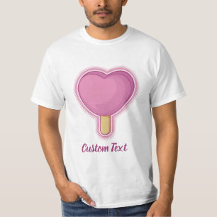 Camiseta Vara do sorvete do coração