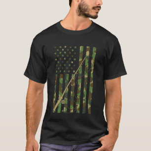 Camiseta Vara e Carretel de Pesca Fly com Camuflagem da Ban