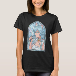 Camiseta Vara e Espada Elfaria Wistoria Orelha de Gato Vidr