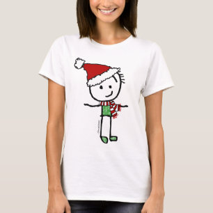Camiseta Vara-Figo alegre de Charlie, feriado do Natal