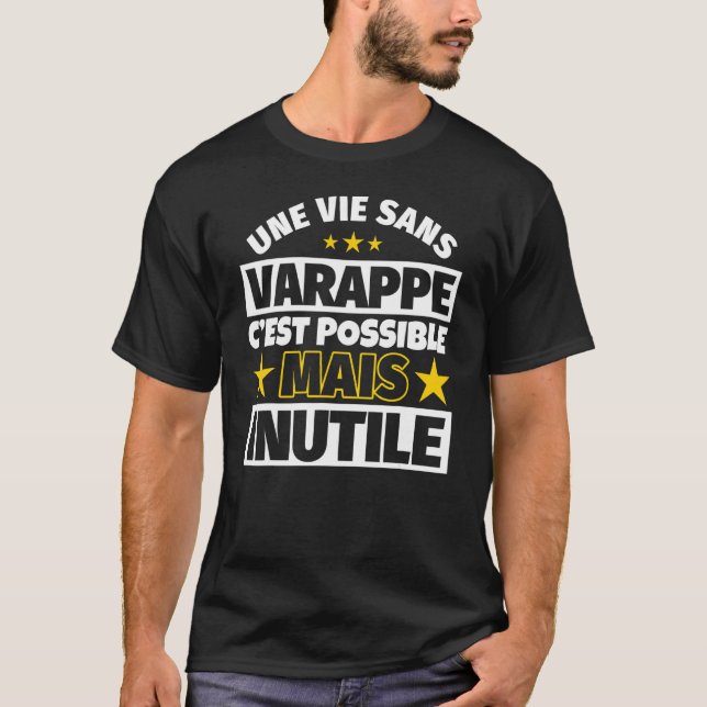Camiseta Varappe Tablecloth Uma Vida Sem Varappe É Possi (Frente)