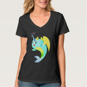 Camiseta Varas Nocas de Baleia Magia Quirky