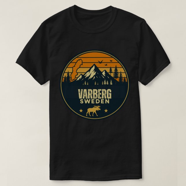 Camiseta Varberg, Suécia Sverige (Frente do Design)