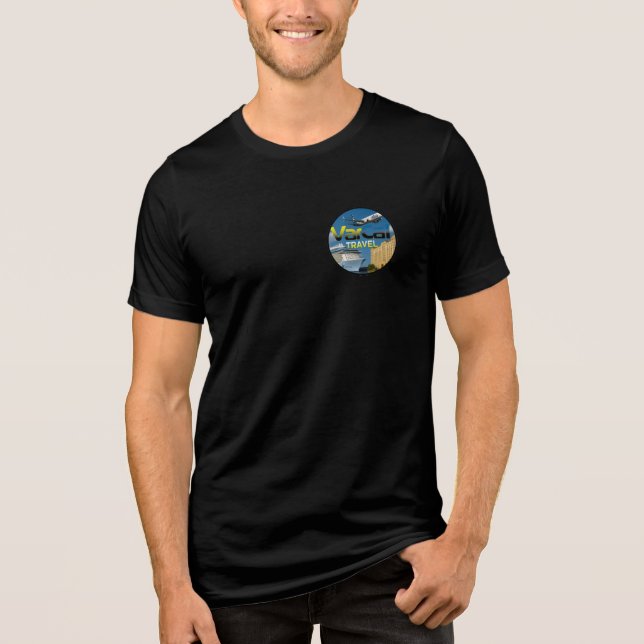 Camiseta Varcal Travel Explorer - Sua Jornada Espe (Frente)