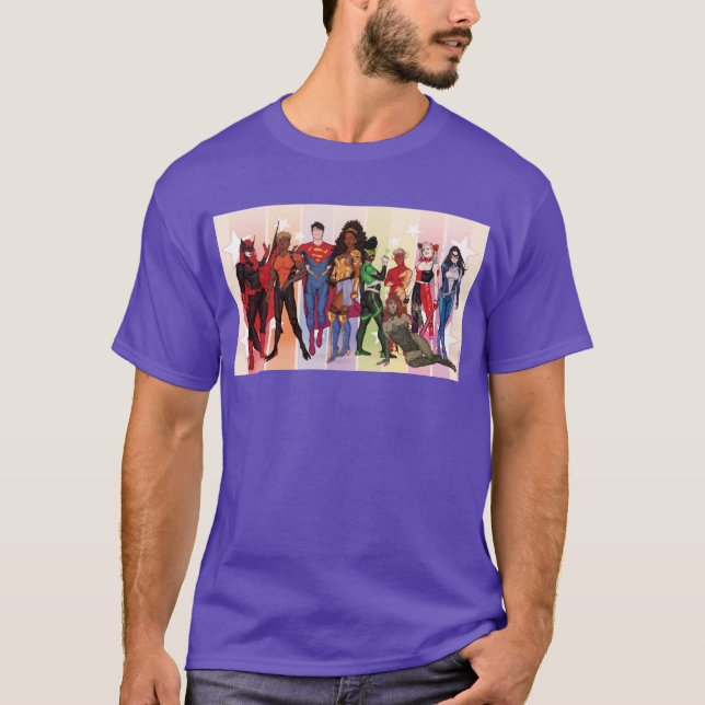 Camiseta Variante DC Pride Comic Cobrir 2022 (Frente)