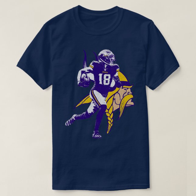 Camiseta Variante de Justin Jefferson (Frente do Design)