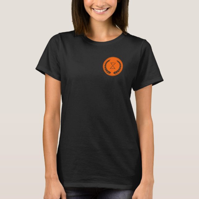 Camiseta Variante e Crachá da Autoridade de Variação de Tem (Frente)