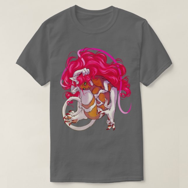 Camiseta Variante Rosa Felicia (Frente do Design)