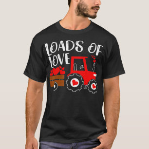 Camiseta Várias Cargas De Dia de os namorados De Amor Trat