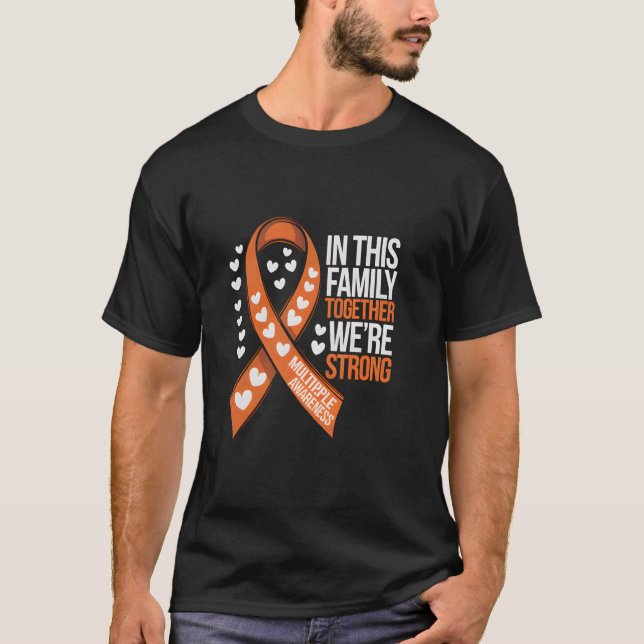 Camiseta Várias Famílias de Sensibilização para a Esclerose (Frente)