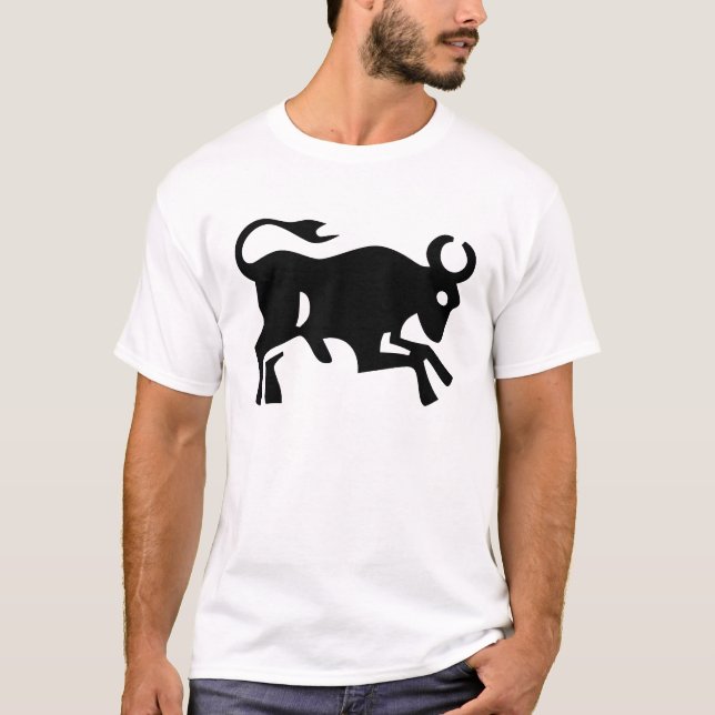 Camiseta Várias vacas loucas, visuais, pretas, em T-Sh (Frente)
