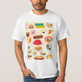 Camiseta Variedades de Comida