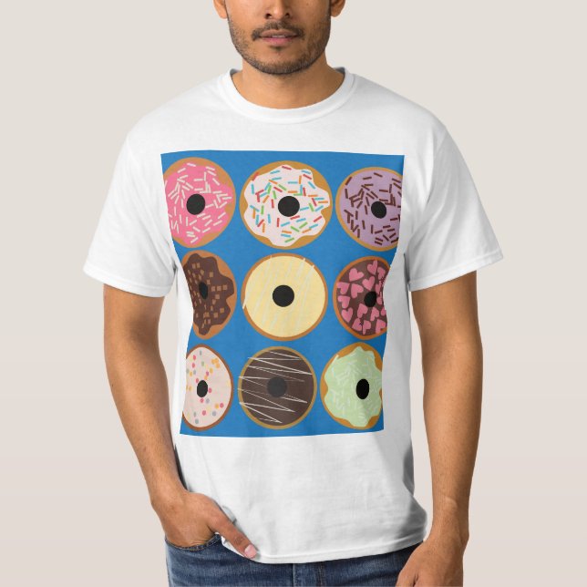 Camiseta Variedades de Donuts (Frente)