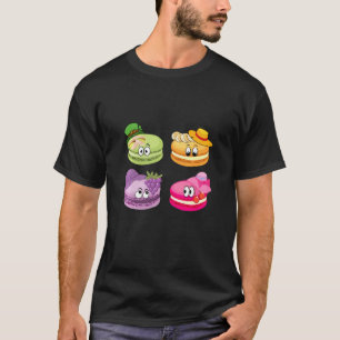 Camiseta Variedades de Macaroon que Compram a massa