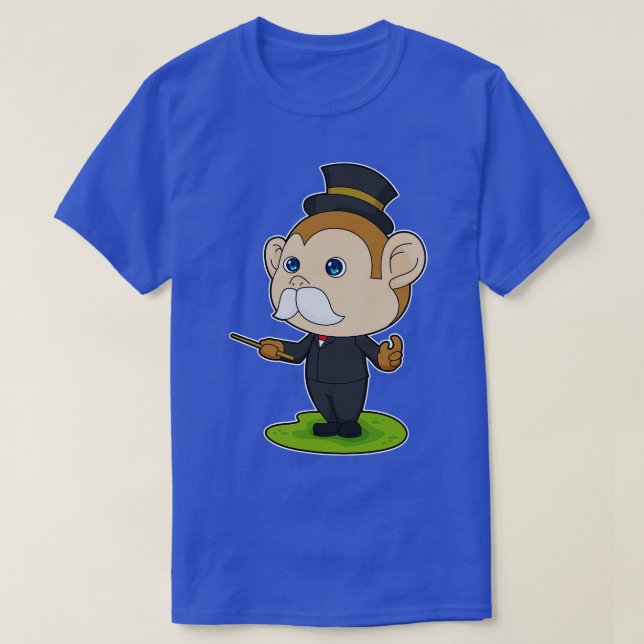 Camiseta Varinha mágica de macacos (Frente do Design)