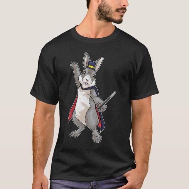 Camiseta Varinha mágica do Assistente de Coelhos (Frente)
