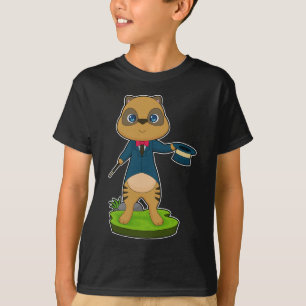Camiseta varinha mágica do Meerkat Wizard