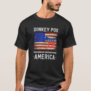 Camiseta Varíola de Burro A Doença que Destrói a Bandeira d