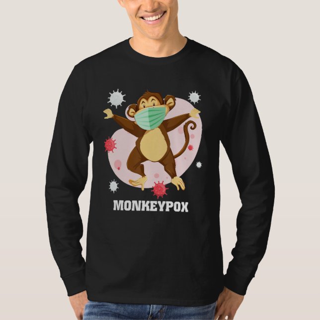 Camiseta Varíola dos Macacos Vírus 2022 Tome Cuidados Epide (Frente)