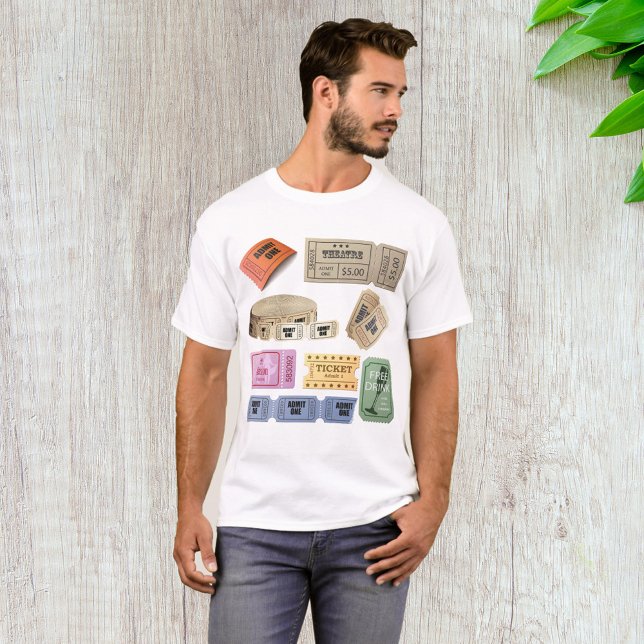 Camiseta Vários Tíquetes (Criador carregado)
