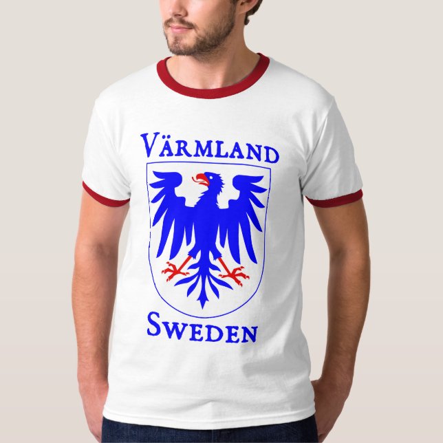 Camiseta Värmland, suecia (Sverige) (Frente)