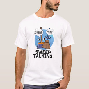 Camiseta Varrer Conversando Engraçado, Bolo de Broom