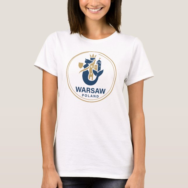 Camiseta Varsóvia Polônia Europa (Frente)