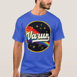 Camiseta Varun Rainbow No Estilo Vintage Espacial