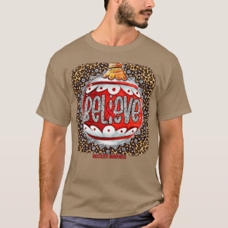 Camiseta Vasculite Sensibilização Acreditem Ornament Leopar