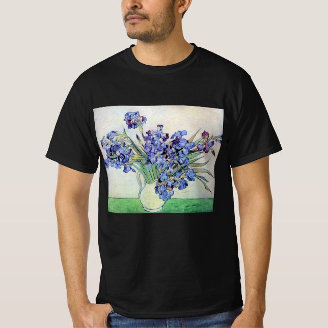 Camiseta Vase "Ainda viva" com irrisões de Vincent van Gogh (Frente)