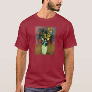 Camiseta Vase de Odilon Redon com Flores (1914)