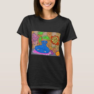 CAMISETA VASE DE TIGELA DE PEIXE