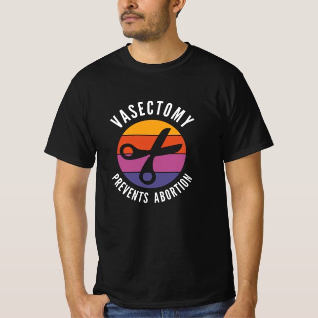 Camiseta Vasectomia Impede Aborto (Frente)