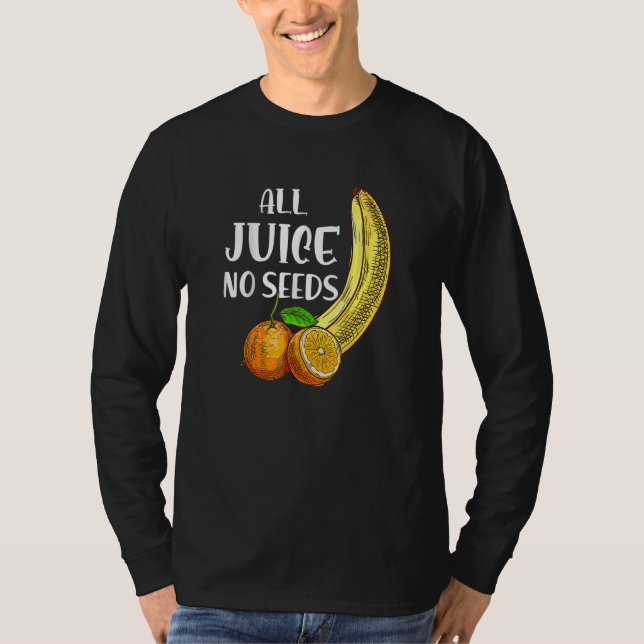 Camiseta Vasectomia Vintage Todos Os Sumos Sem Semente (Frente)