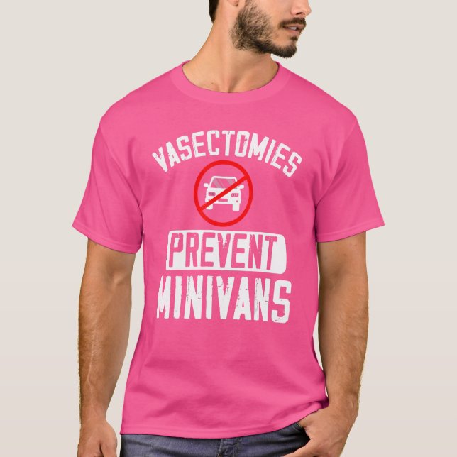Camiseta Vasectomias Prevenem Minivans Vasectomias Sur (Frente)